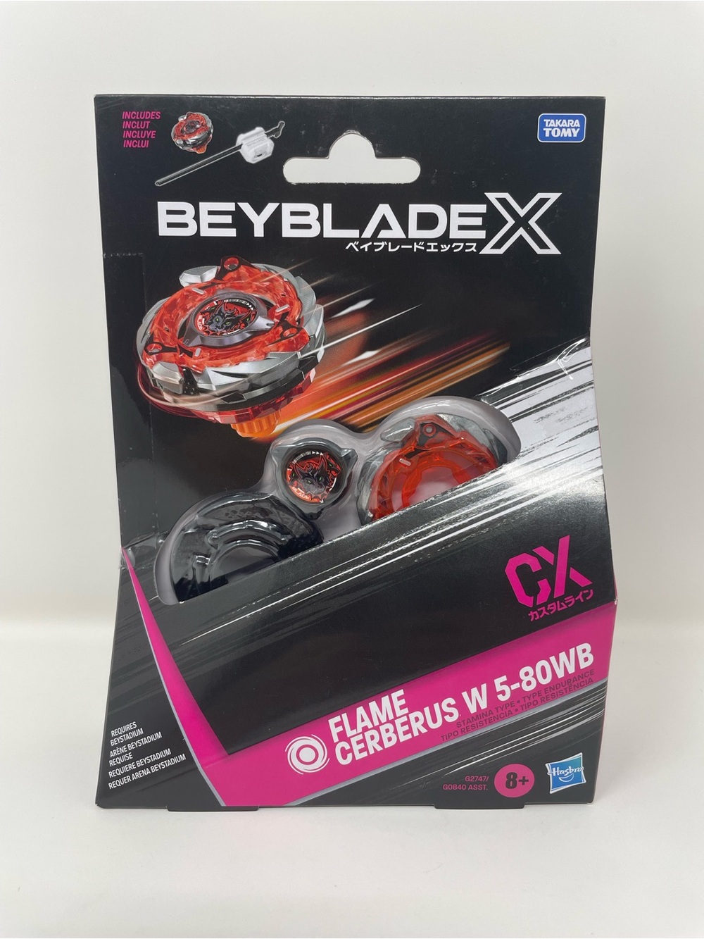 Beyblade X Flame Cerberus W 5-80WB Starter Pack Set Sealed Brand New